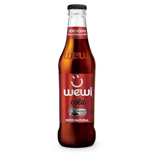 Refrigerante Cola Orgânico Wewi Garrafa 255ml