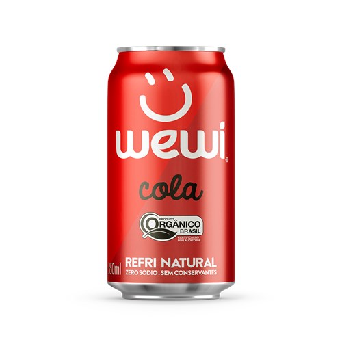 Refrigerante Cola Orgânico Wewi Lata 350ml