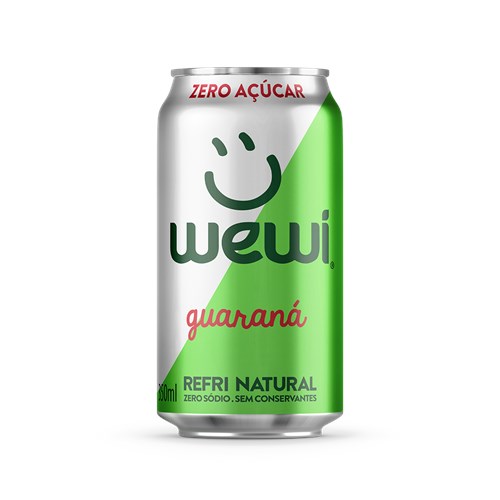 Refrigerante Guaraná Zero Açúcar Wewi Lata 350ml
